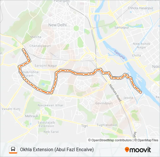 507CL Bus Line Map