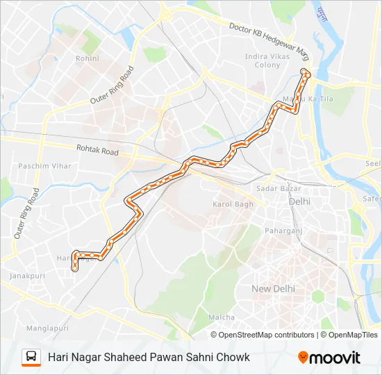 108 Bus Line Map