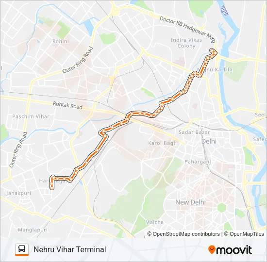 108 Bus Line Map