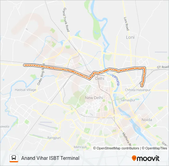 236 Bus Line Map