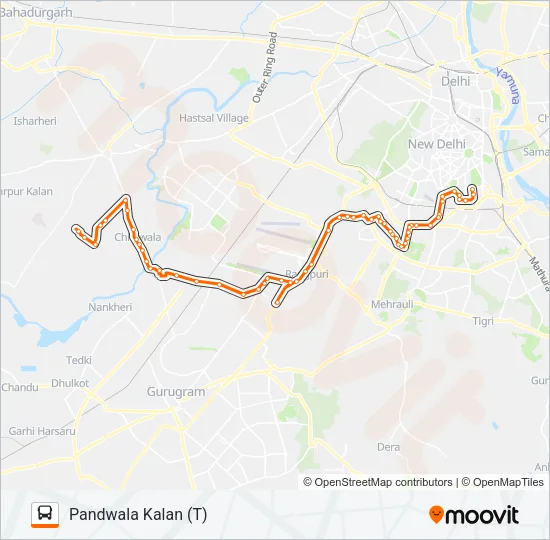 719 Bus Line Map