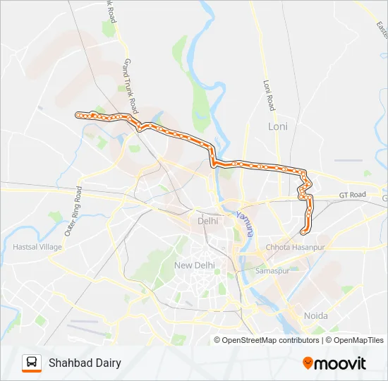 165 Bus Line Map