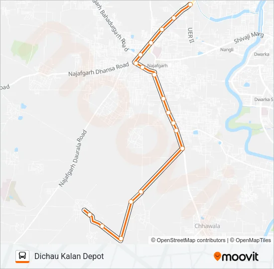 719STL Bus Line Map