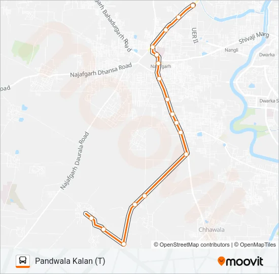719STL Bus Line Map