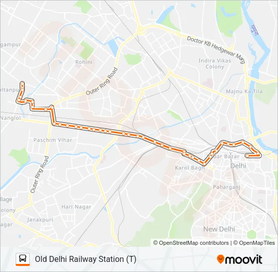 937A Bus Line Map