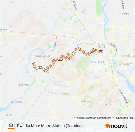 751 Bus Line Map