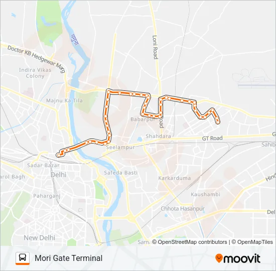 239 Bus Line Map