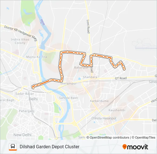 239 Bus Line Map