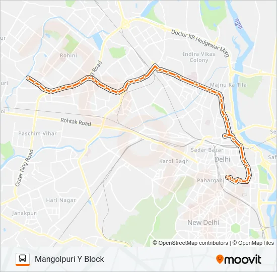 901CL Bus Line Map