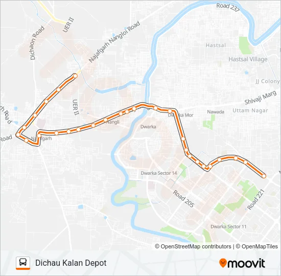 764MVSTL Bus Line Map