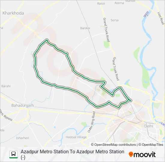 GMS (-) Bus Line Map