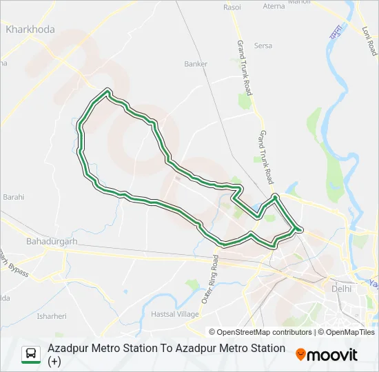 GMS (+) Bus Line Map