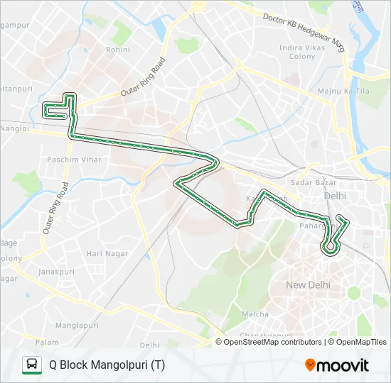 953 Bus Line Map