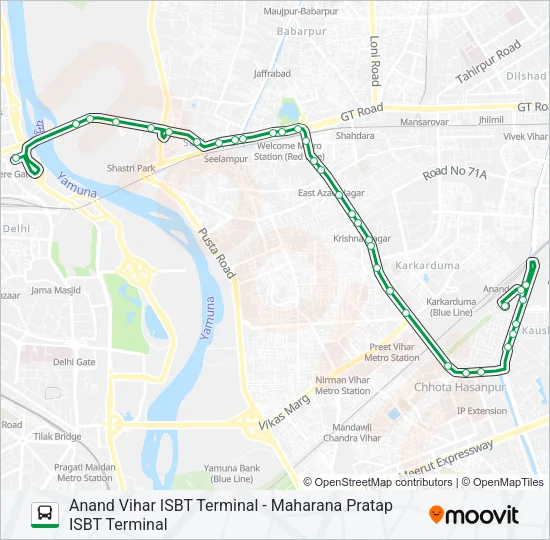 GL-23 Bus Line Map