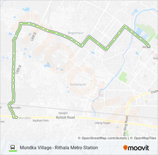 Rithala Metro Line Map 938B Route: Schedules, Stops & Maps - Rithala Metro Station (Updated)