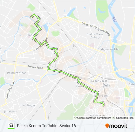 Gl90 Route Schedules Stops Maps Rohini Sector 16 Updated 