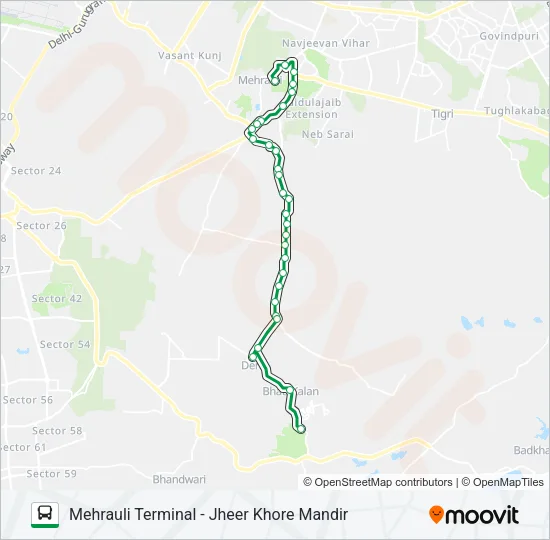 506STL Bus Line Map