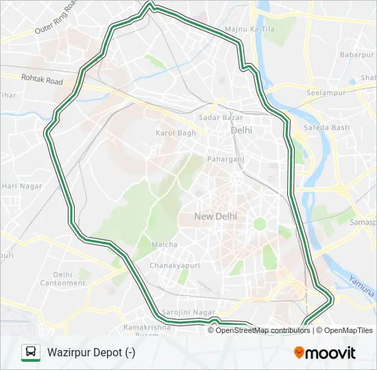 0TMS (-) Bus Line Map