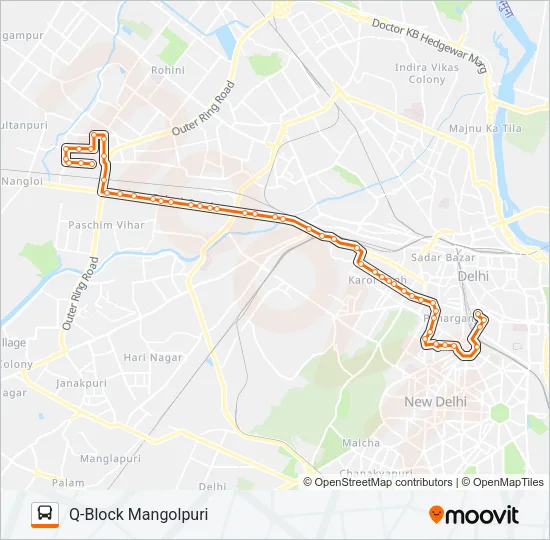 989 Bus Line Map