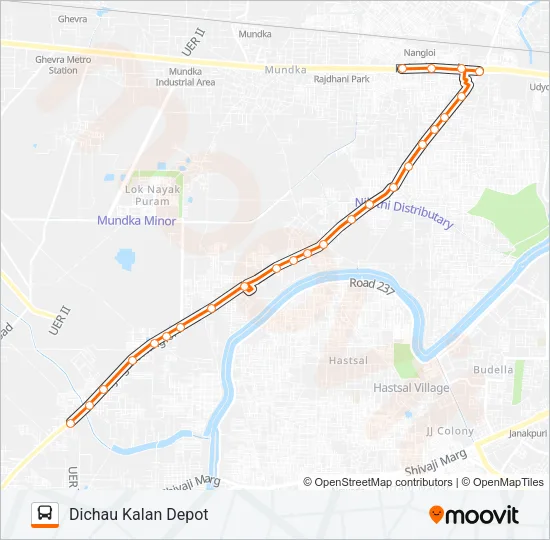 236B Bus Line Map