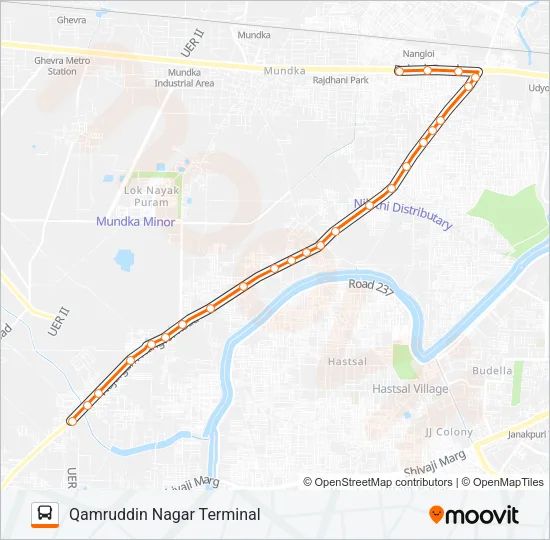 236B Bus Line Map
