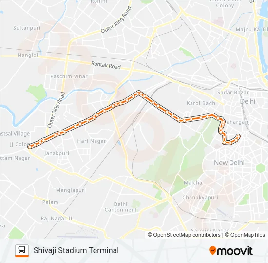 859A Bus Line Map