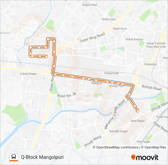 940A Bus Line Map