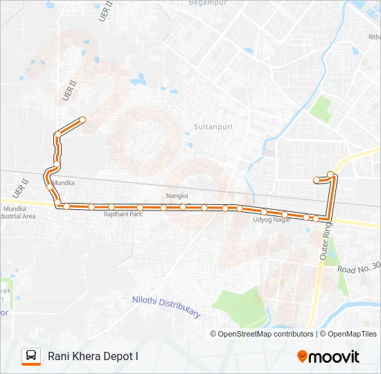 939STL Bus Line Map