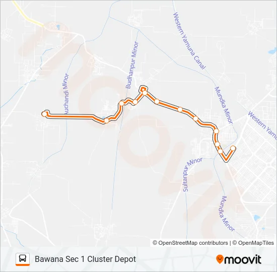 119LSTL Bus Line Map