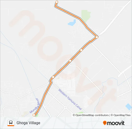 136LSTL Bus Line Map