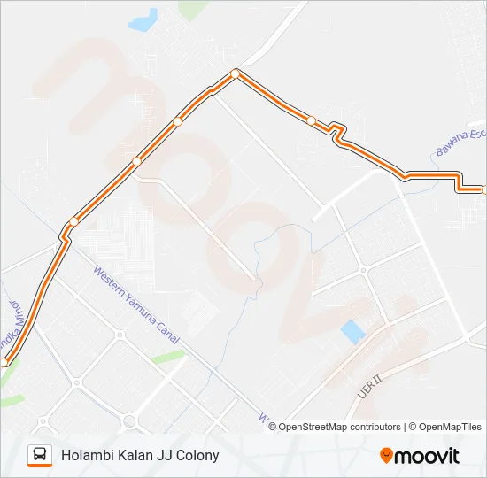 172LSTL Bus Line Map