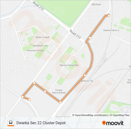 772ASTL Bus Line Map