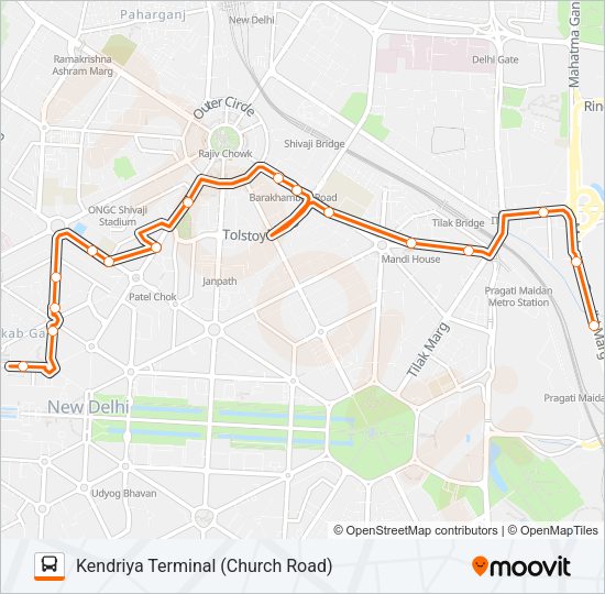 944LSTL Bus Line Map