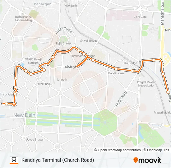 944LSTL Bus Line Map
