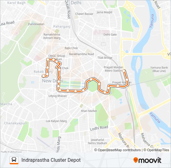944LSTL Bus Line Map