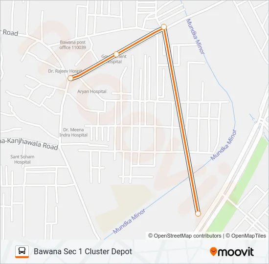 119LNKSTL Bus Line Map