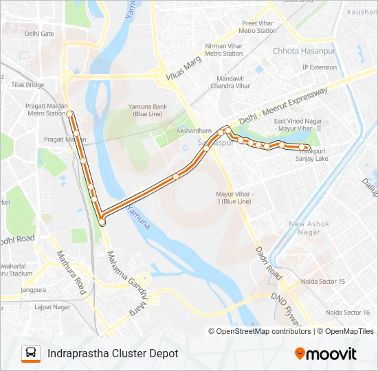 307LNKSTL Bus Line Map