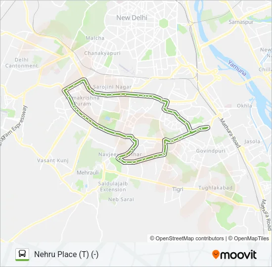 CBD3 (-) Bus Line Map