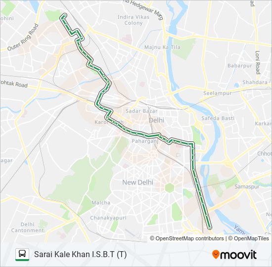 03 Route Schedules, Stops & Maps Sarai Kale Khan I.S.B.T (T) (Updated)