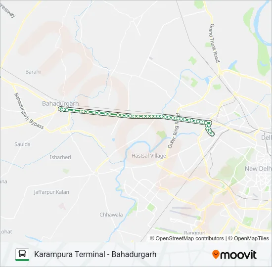 NCR Bus Line Map