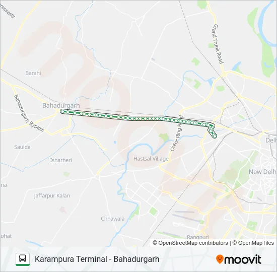 NCR Bus Line Map