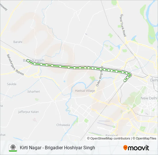 GREEN Metro Line Map
