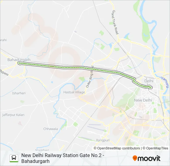 NCR Bus Line Map