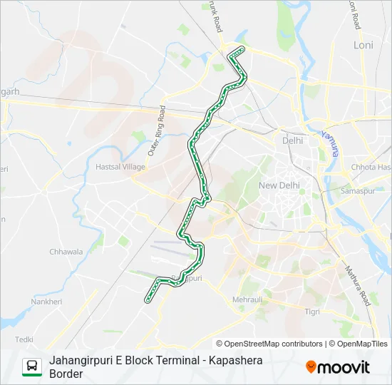 804 Bus Line Map
