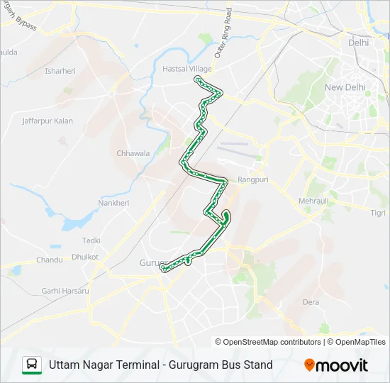NCR Bus Line Map