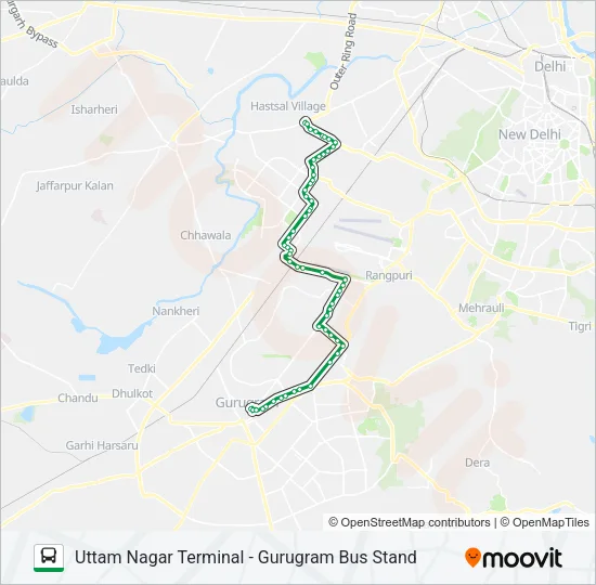 NCR Bus Line Map