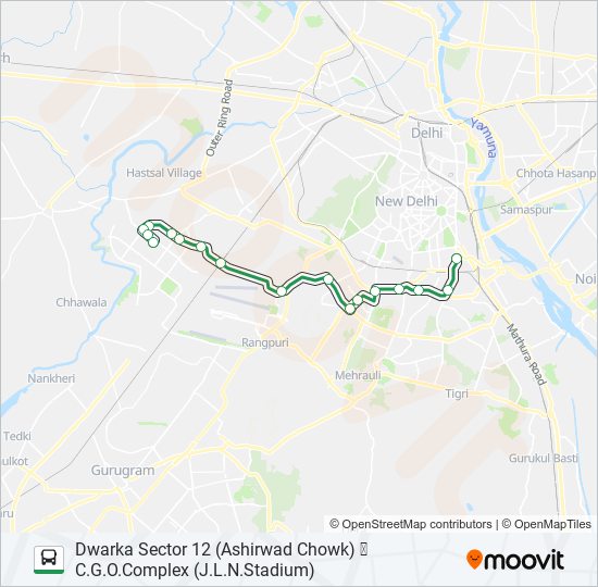 EXP-727A Bus Line Map