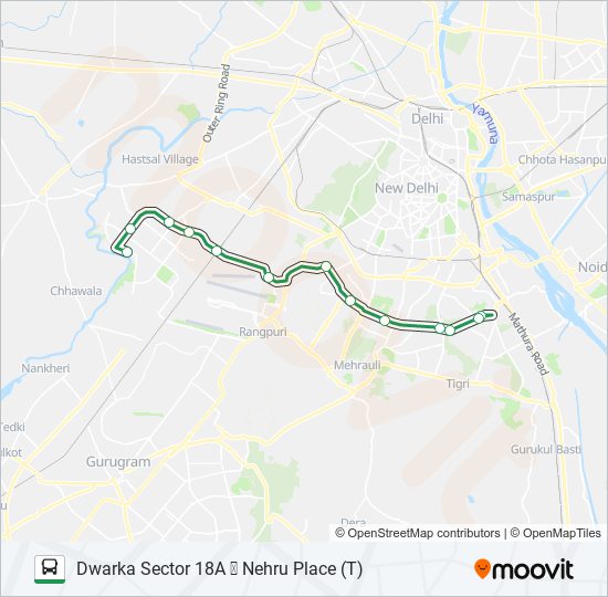 EXP-764B bus Line Map