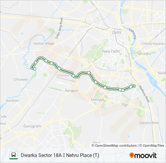 EXP-764B Bus Line Map