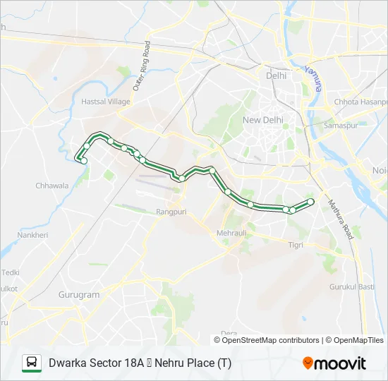 EXP-764B Bus Line Map